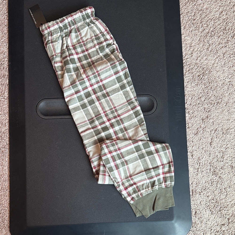 Little Bipsy Adult Unisex Lounge Jogger - Holiday Plaid